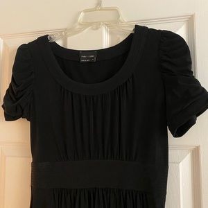 Max & Cleo Black Ruffle Sleeve Dress